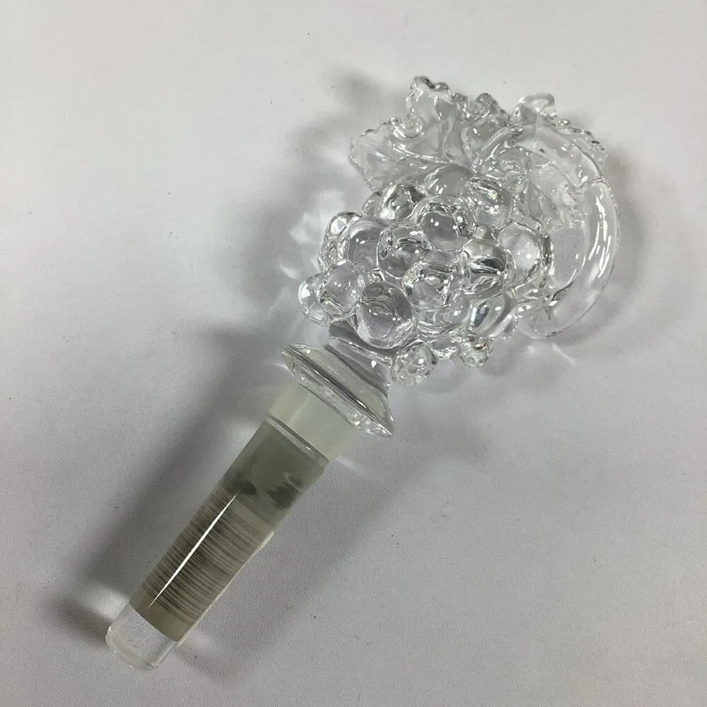 Mikasa Crystal Bottle Stopper Lot Monterey Fruit Collection Austria New In Box